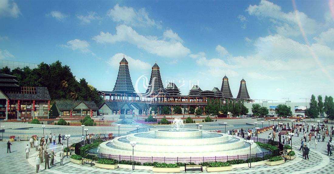 贵州多彩文化万象旅游城策划规划、设计案例