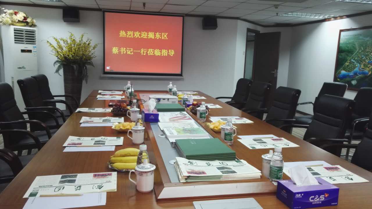 揭东区委蔡淡群书记一行莅临盛煌参观考察